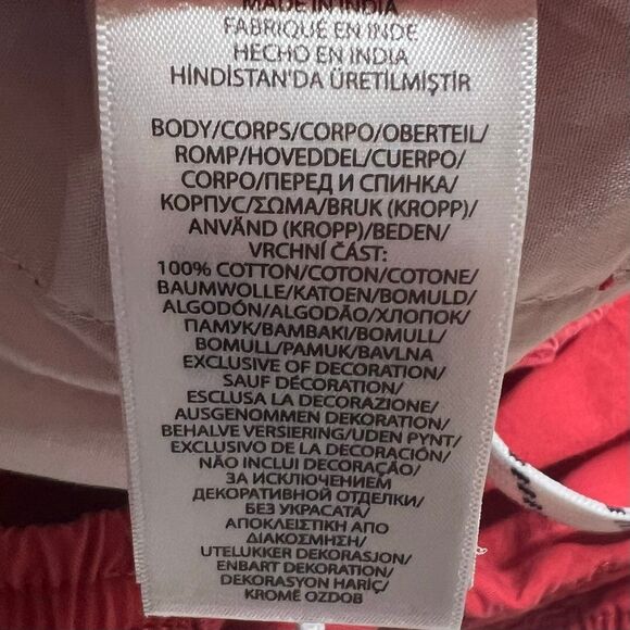 POLO Ralph Lauren, Red Elastic Waist Drawstring Shorts 100% Cotton, Boys 14 - Picture 9 of 16